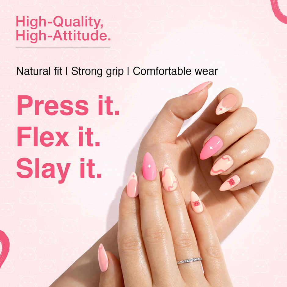 Swiss Beauty Craze Purrfectly Phoebe Press On Nails