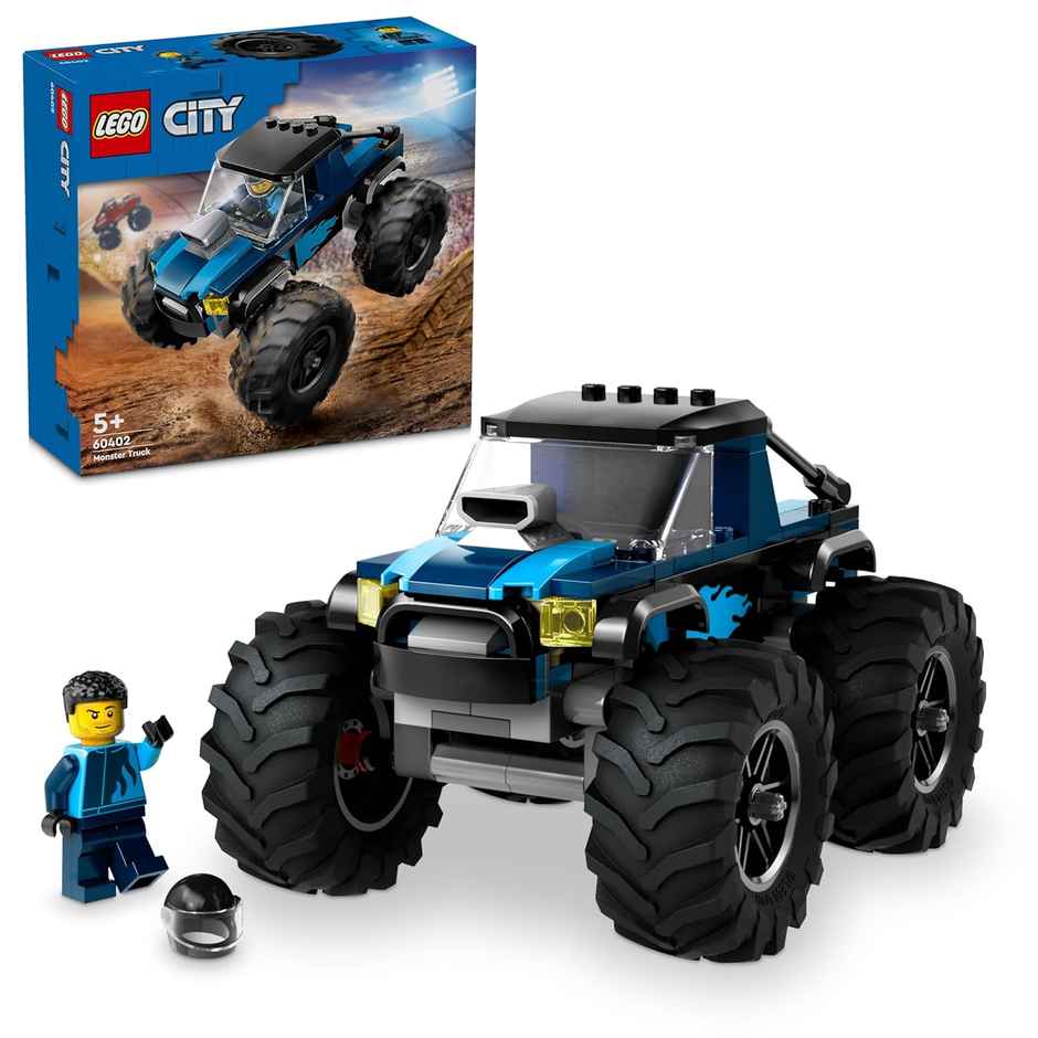 Lego City Blue Monster Truck Off-Road Toy (148 Pieces)