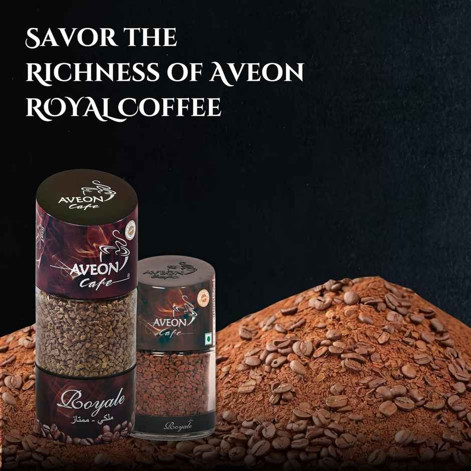 Aveon Royal Freeze Dried Medium Roast Instant Coffee