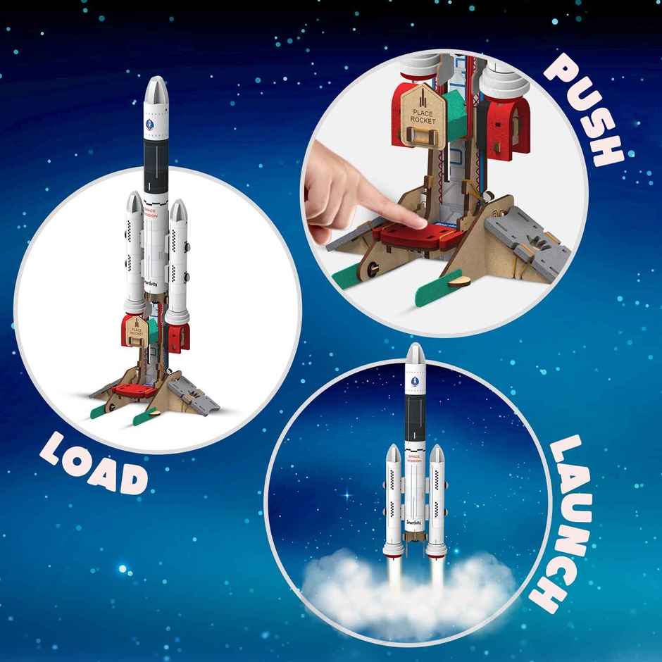 Smartivity Space Rocket Launcher Toy Fun & Educational Diy