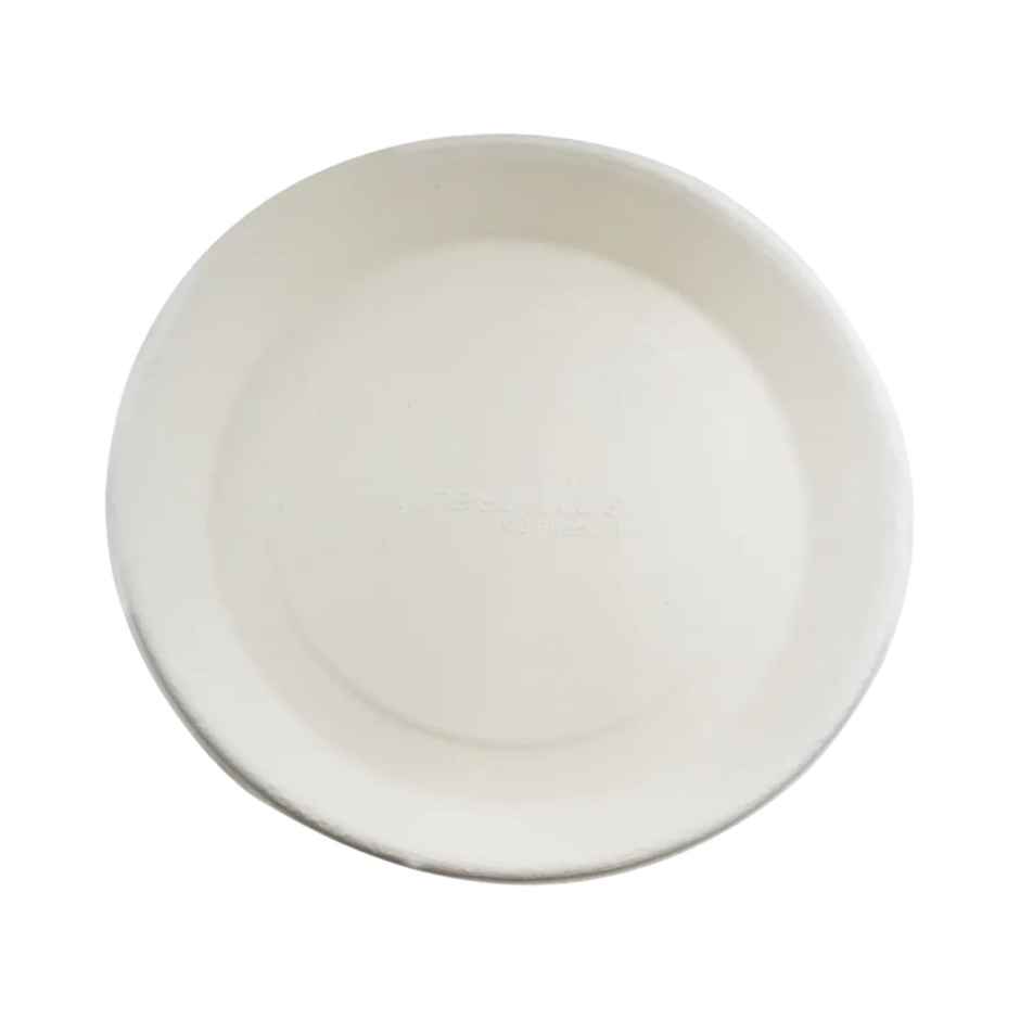 Bio-Degradable Bagasse Plate | Round | 7 inch | Vinay Trading