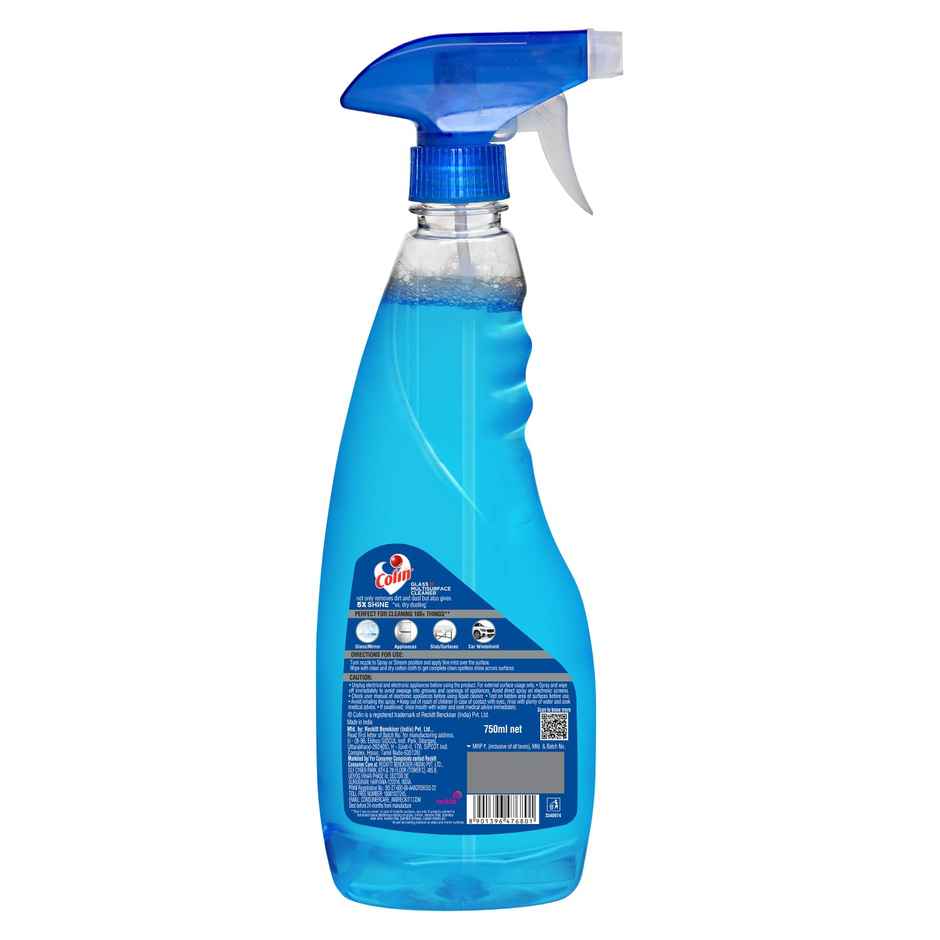 Colin Glass and Surface Cleaner Liquid Spray