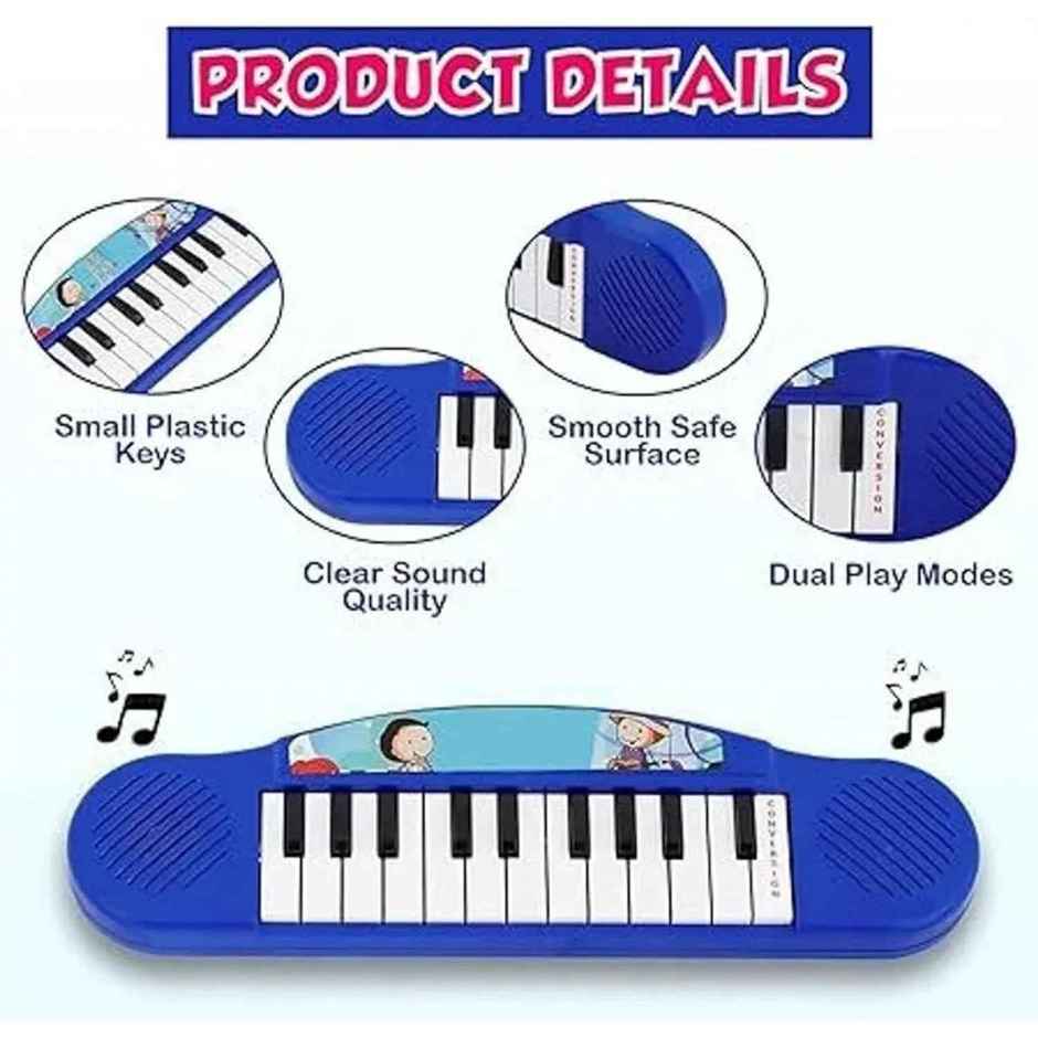 Chigy Wooh Mini Piano Keyboard, Multi-Functional 22 Keys Battery Operated | Assorted
