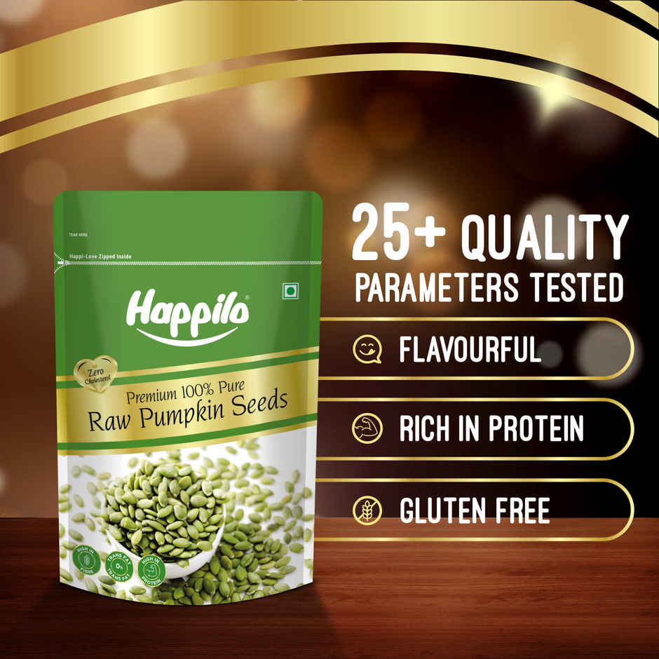 Happilo Premium Natural Pumpkin Seeds|AAA Grade|Dry Fruits