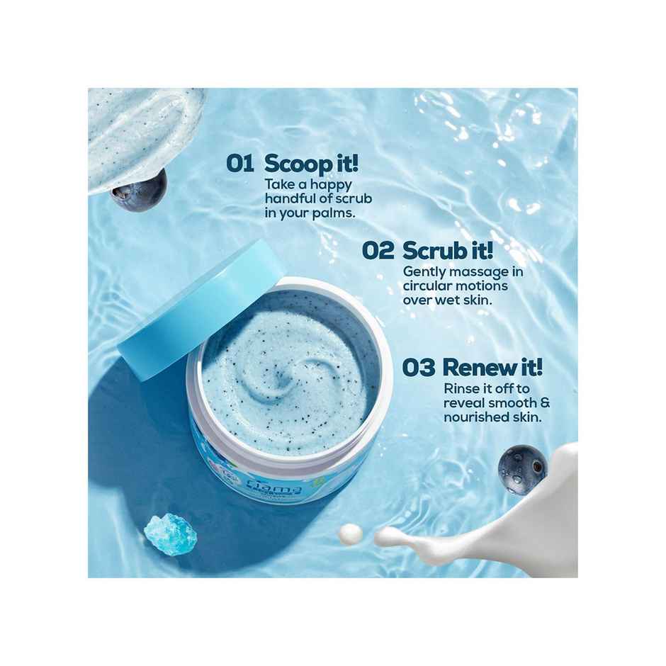 Fiama Strawberry Skin Polishing Body Scrub, with Papain Enzyme For Polished Glow