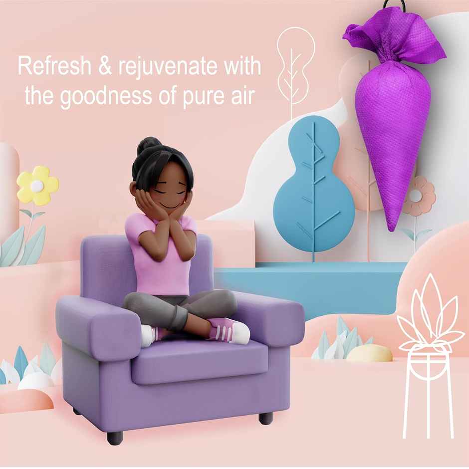 Campure Lavender Giant Camphor Cone Air ,Car, Room Freshener