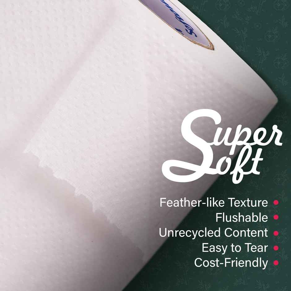 Softouch 3 Ply Toilet Paper Tissue Roll Pack Of 6