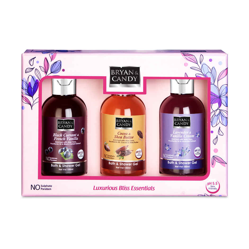 Bryan & Candy Luxurious Shower Gel Combo Kit | Gift Set | Pack Of 3
