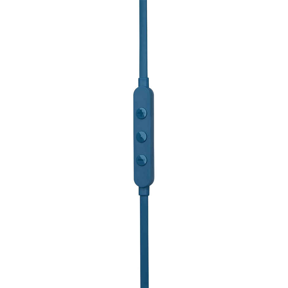 JBL Tune 305 Wired In-Ear Type C Headphones, Hi-Res Audio With Digital-To-Analog Converter (Blue)