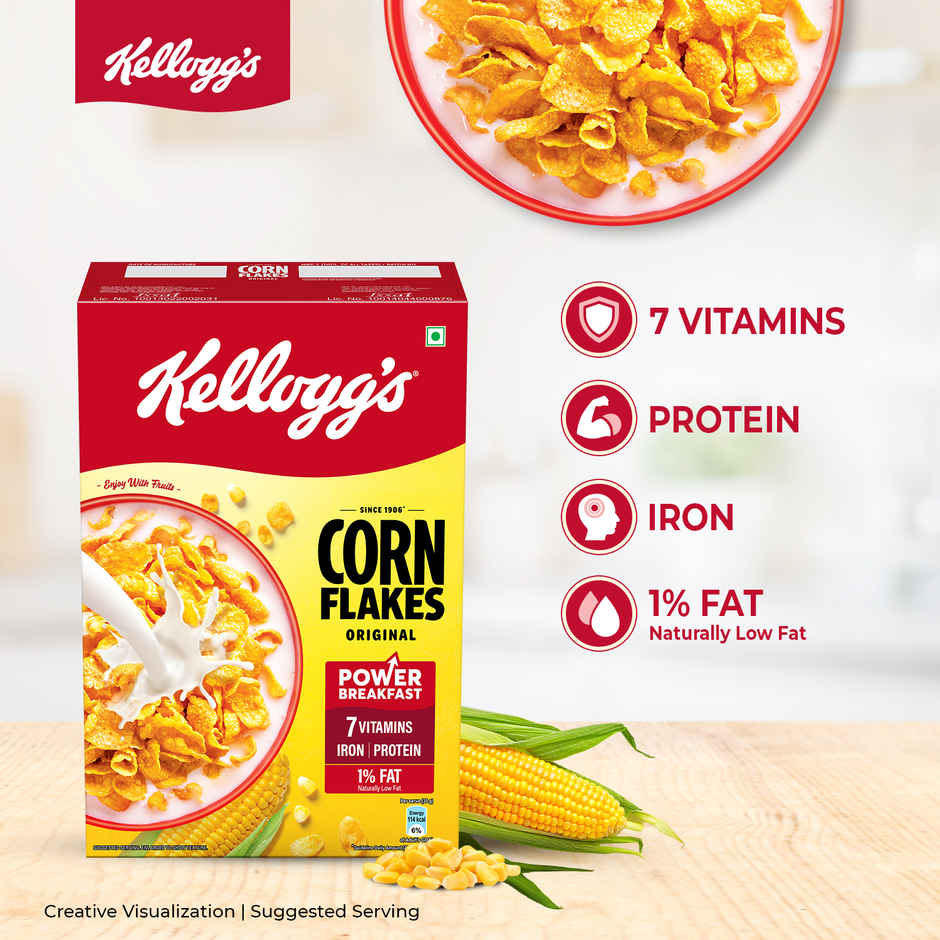 Kellogg's Corn Flakes Original | Power Breakfast | 7 Vitamins