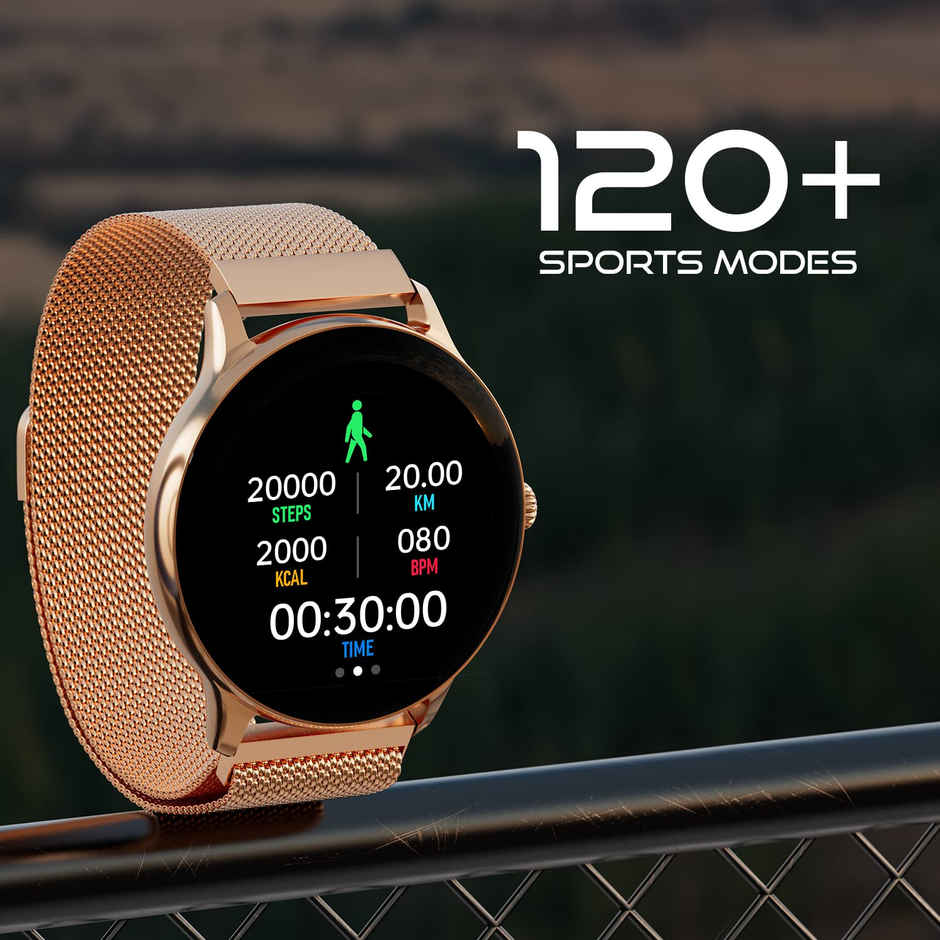 Fire-Boltt Phoenix Ultra | 1.39" Display | BT Calling | Women's Edition - Gold