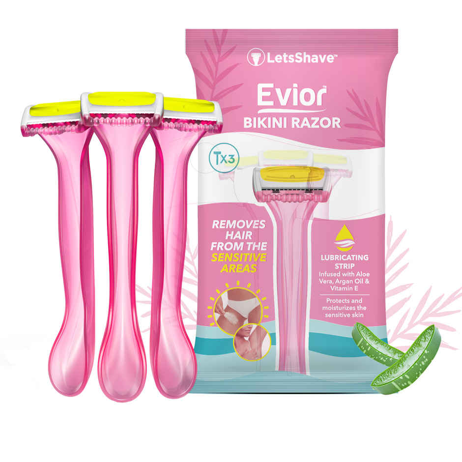 LetsShave Evior Bikini Razor for Sensitive Area | Safe, Clean & Irritation-Free Shave
