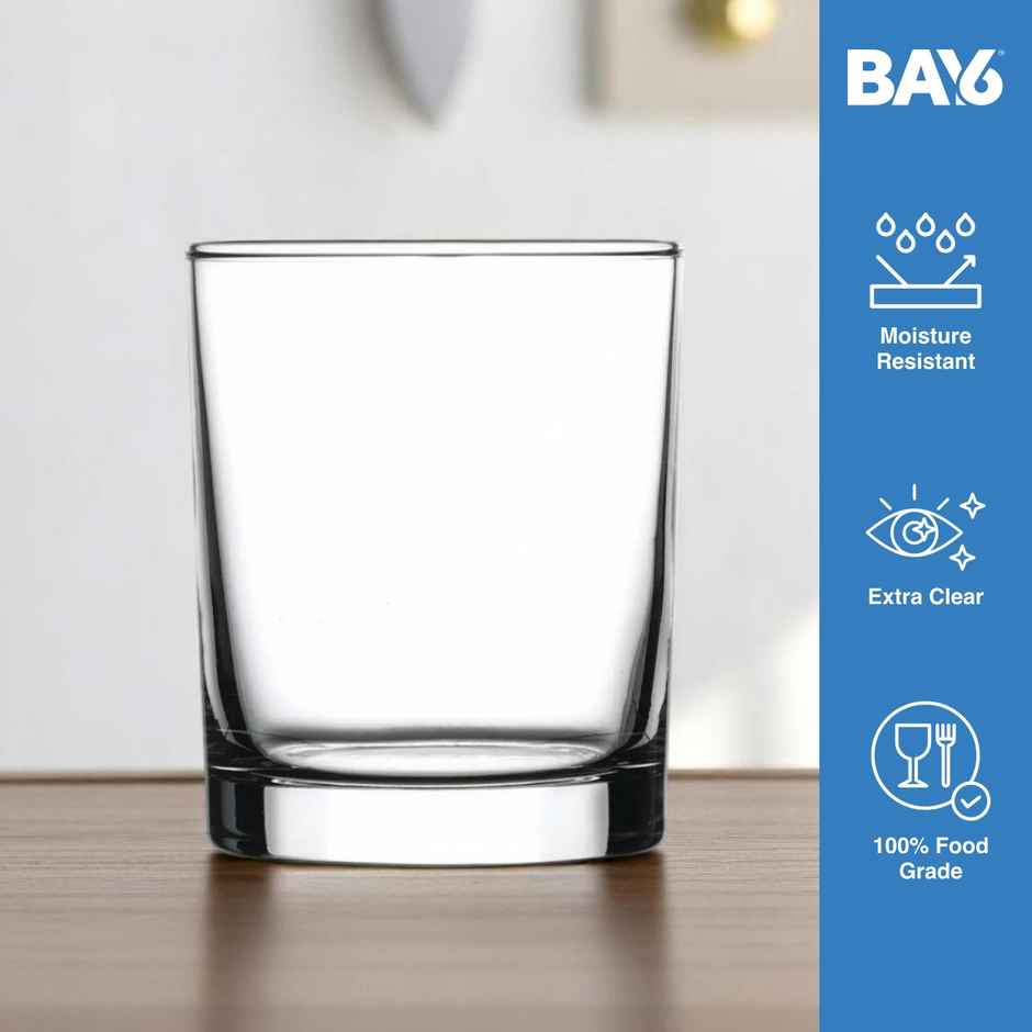 Imported Whisky Glass Set | 300 ml | 6 pc | BAY6
