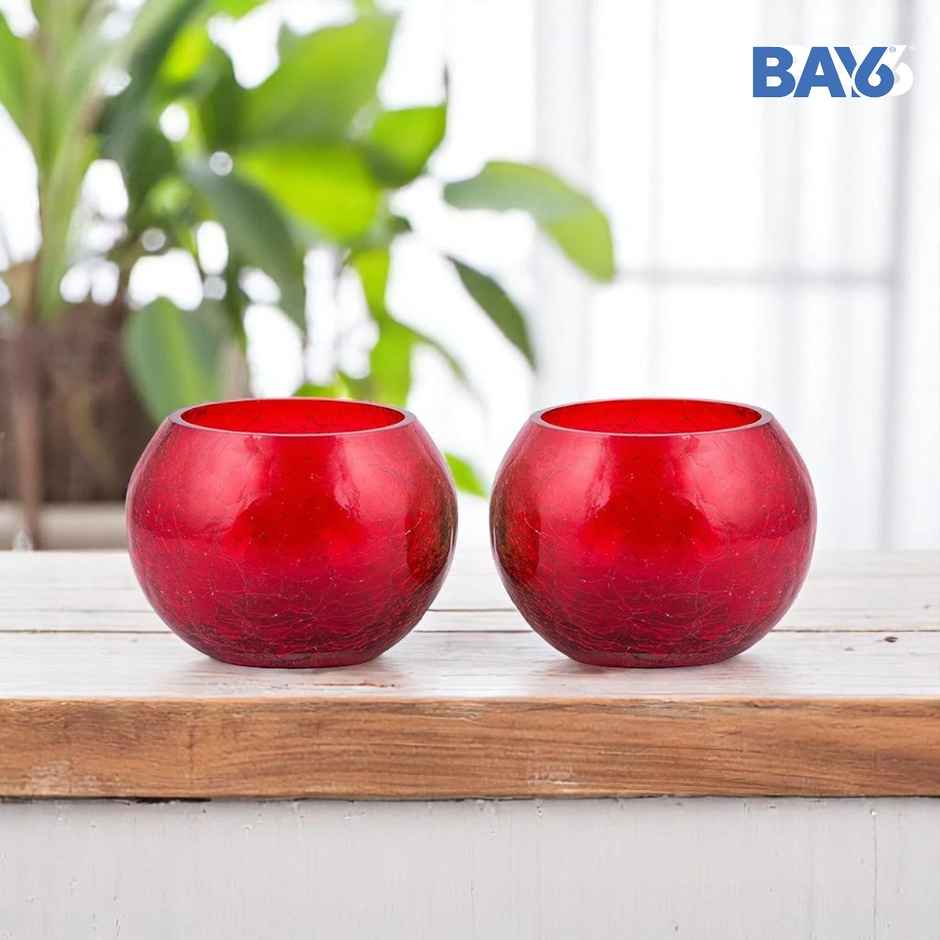 BAY6 Fancy Glass Votive Set - 2.5 Inch | 2pc