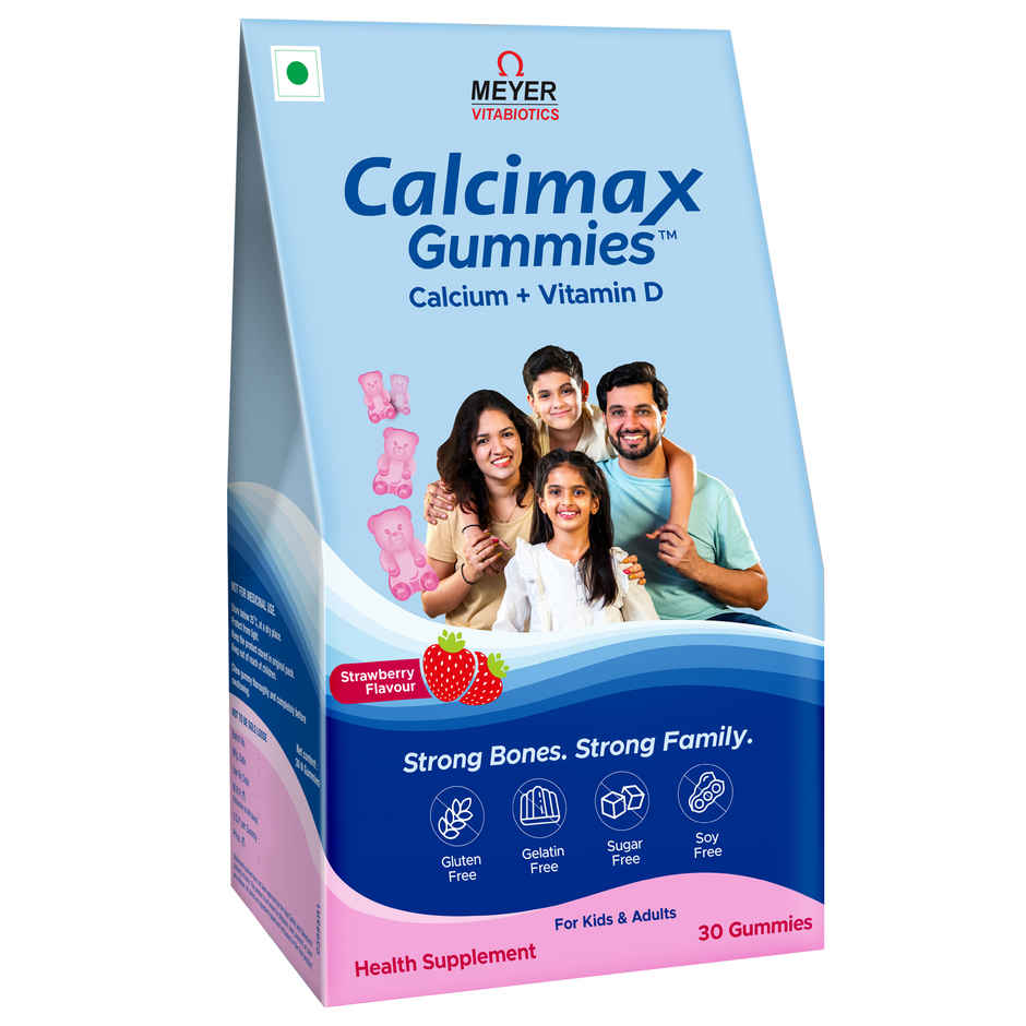 Calcimax Calcium Gummies with Vitamin D3 | Bone, Teeth and Joint Health Support