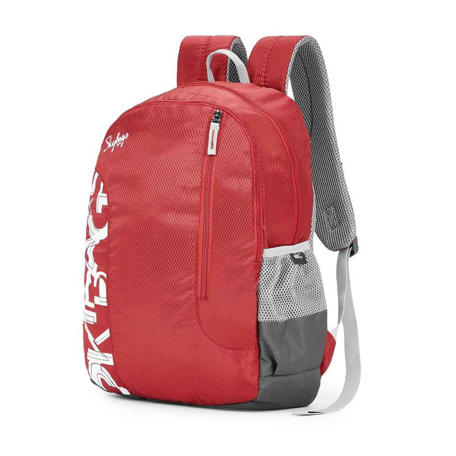 Skybags Unisex Logo Polyester 21 L Top Handle Backpack | Red