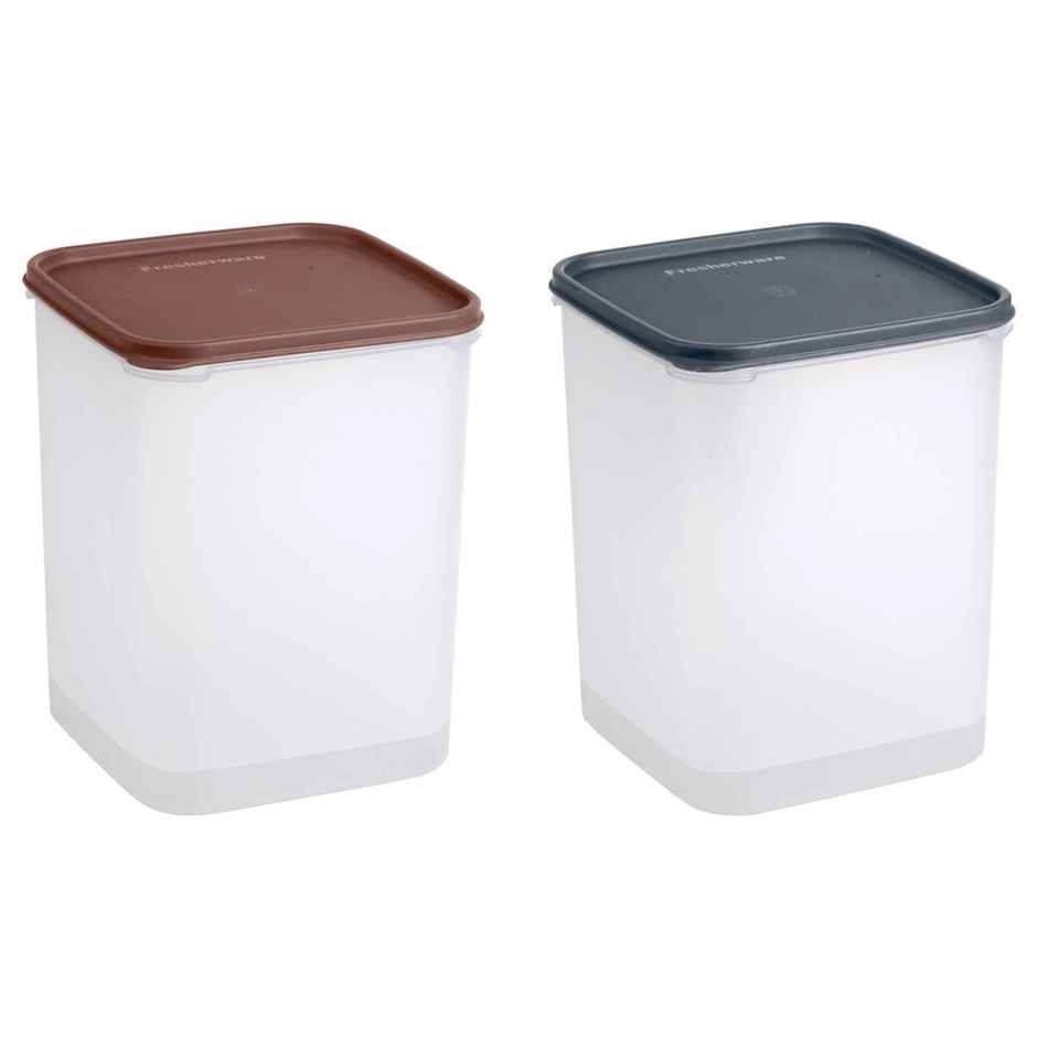 Joyo Fresherware Plastic Storage Container with Airtight Lid,Kitchen Organizers- 6 ltr-Assorted
