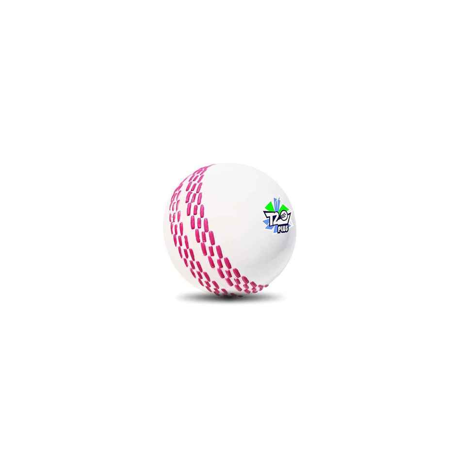 Jaspo Synthetic T-20 Plus Practice Cricket Ball/Wind Ball | Pack Of 3 | White