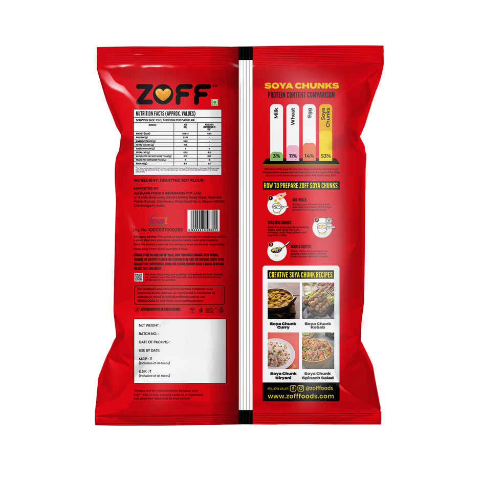 ZOFF Soya Chunks - Soya Nuggets