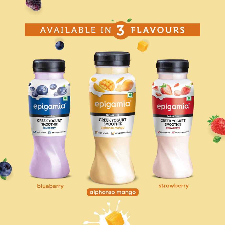 Epigamia Greek Yogurt Mango Flavoured Smoothie