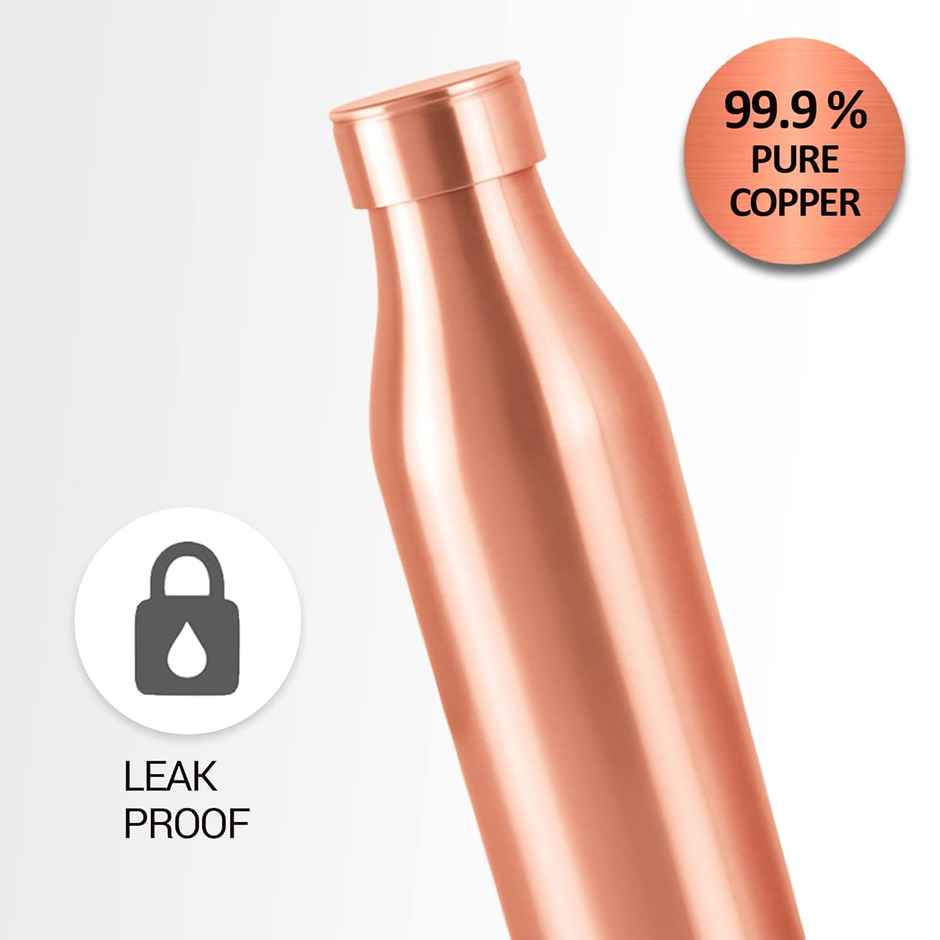 Milton Copper Charge 1000 Water Bottle | Copper | 850 ml