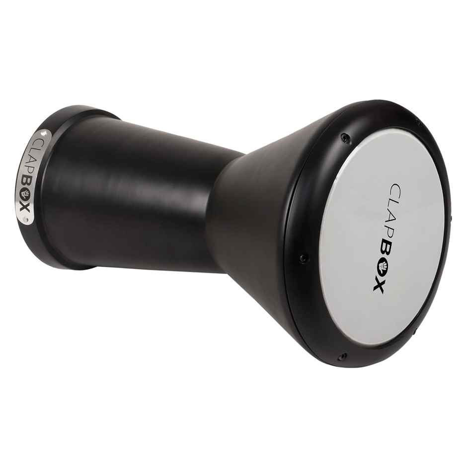 Clapbox Darbuka- Aluminium (9 Inches, Black) Full Size