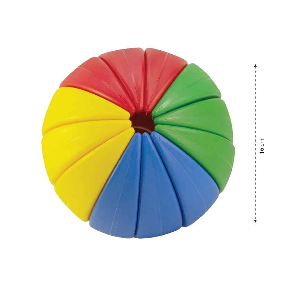 Giggles Funskool Activity Ball | Assemble & Roll | Multicolor