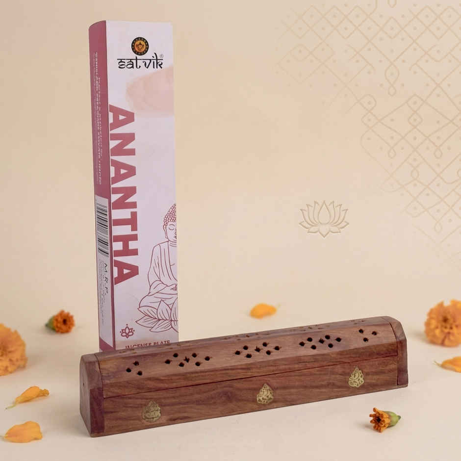 Anantha Wooden Agarbatti Box | Satvik