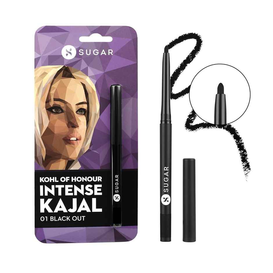 SUGAR Cosmetics Kohl Of Honour Intense Kajal - Black Out Blister Duo