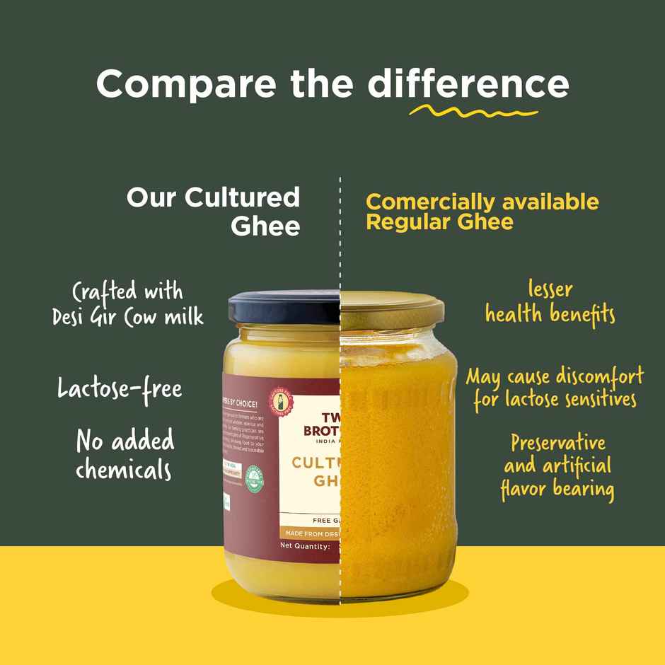 Two Brothers Desi Gir Cow Cultured Ghee