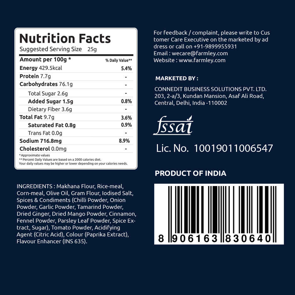 Farmley Makha Shaka- Masala Stix | Made with Makhana