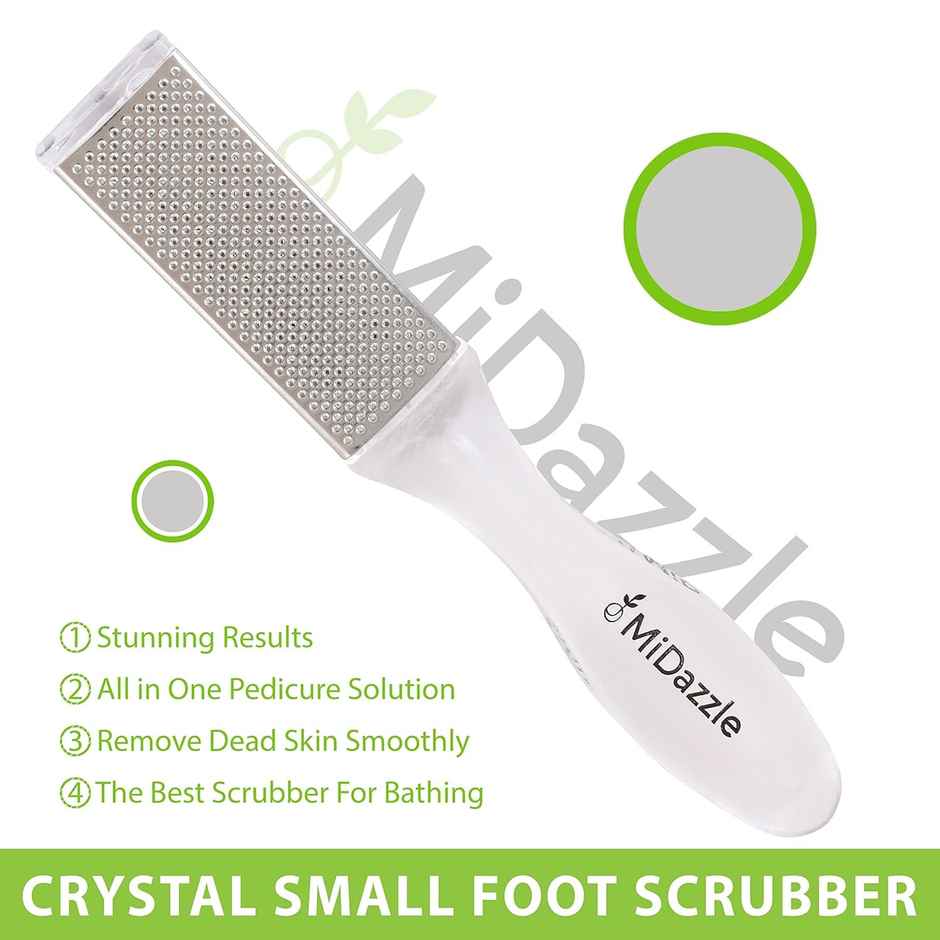 Midazzle 2in1 Foot Filer/Scrubber, Callus Remover, Double-Sided Foot Scrubber |MIFF5207