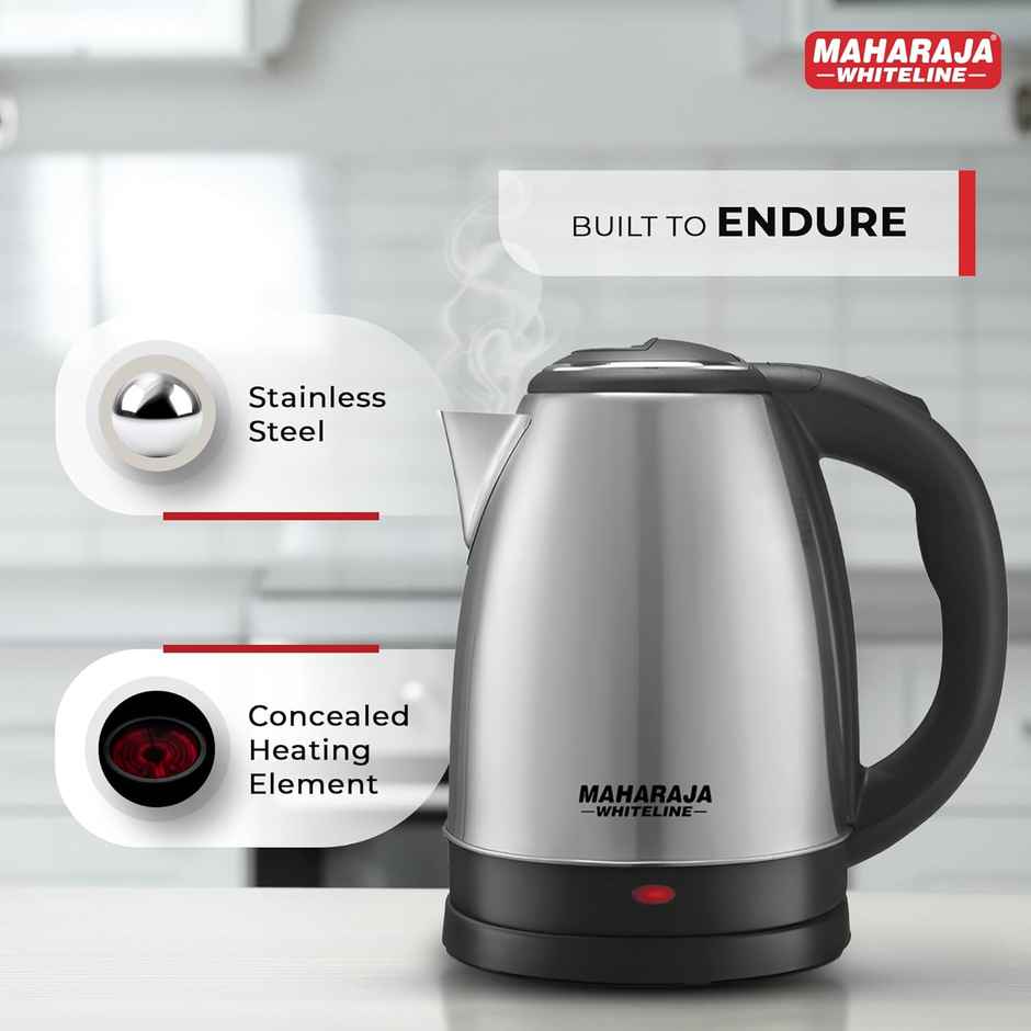 Maharaja Viva Steller Electric Kettle | 1.5L | 1350W Power | Stainless-Steel Kettle