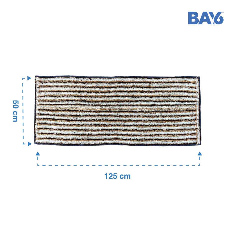 BAY6 Sona Microfibre Floor Runner | Brown | 50 x 125 cm