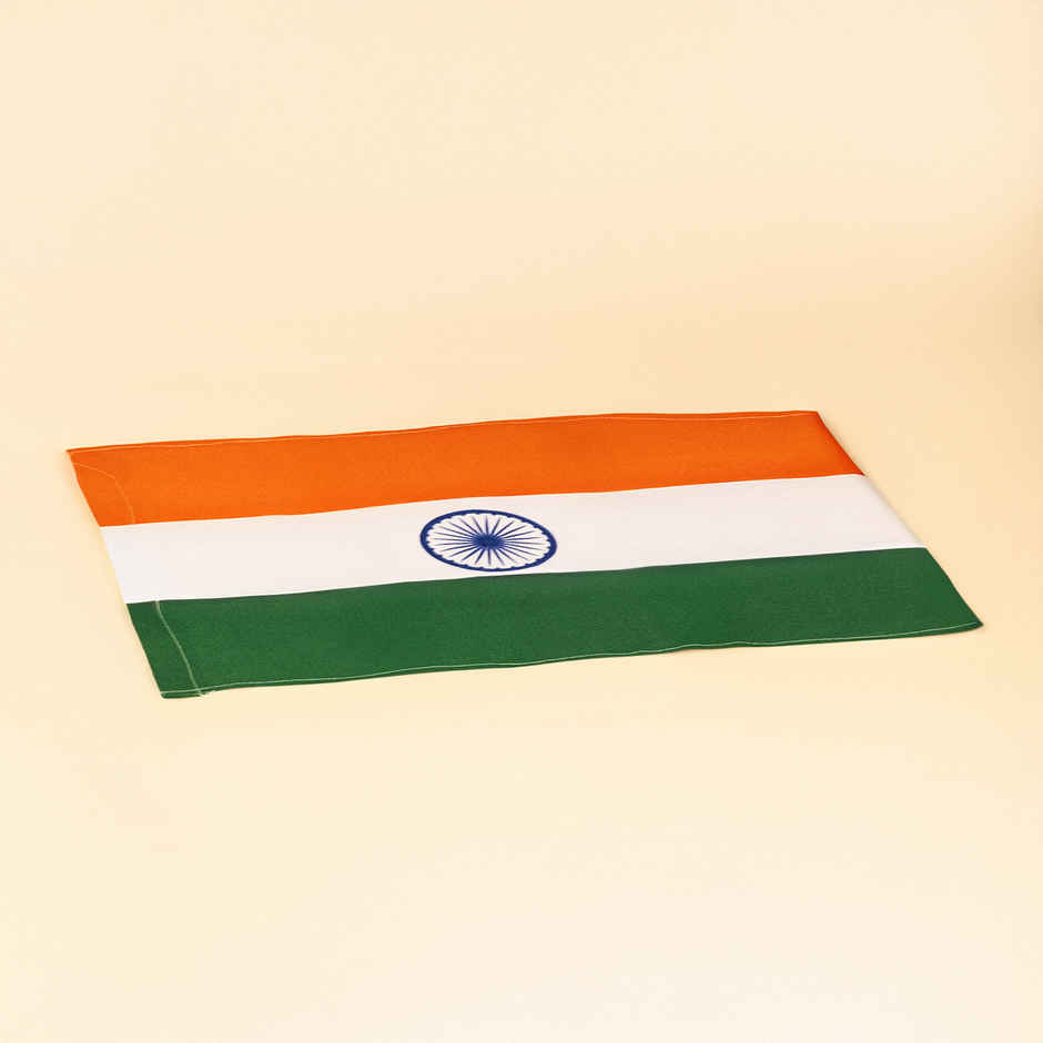 Indian Tricolor Cotton Flag | 20 x 30 Inch | Picfest