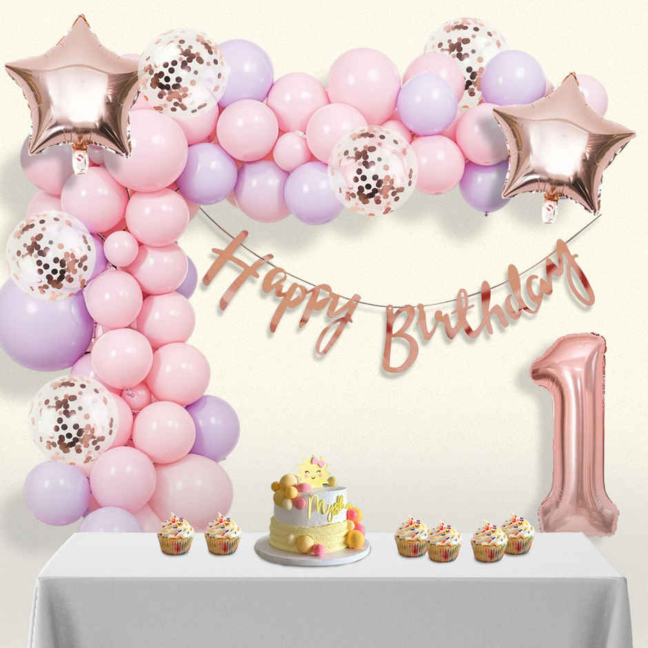 First Birthday Decoration Items for Baby Girl and Boy | Party Propz