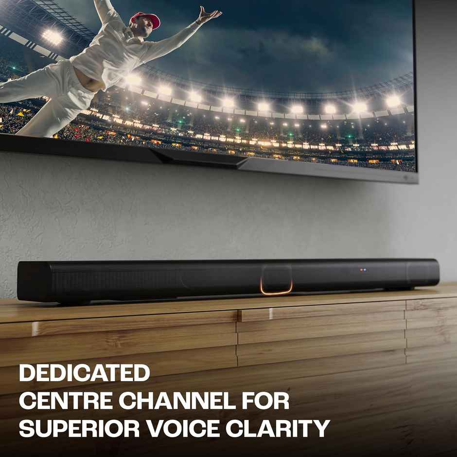 JBL Cinema SB510 200W Soundbar, Dolby Audio Soundbar with Built-in Subwoofer, 3.1 Channel, Center Channel for Superior Voice Clarity, HDMI eARC, Bluetooth & Optical Connectivity - Black