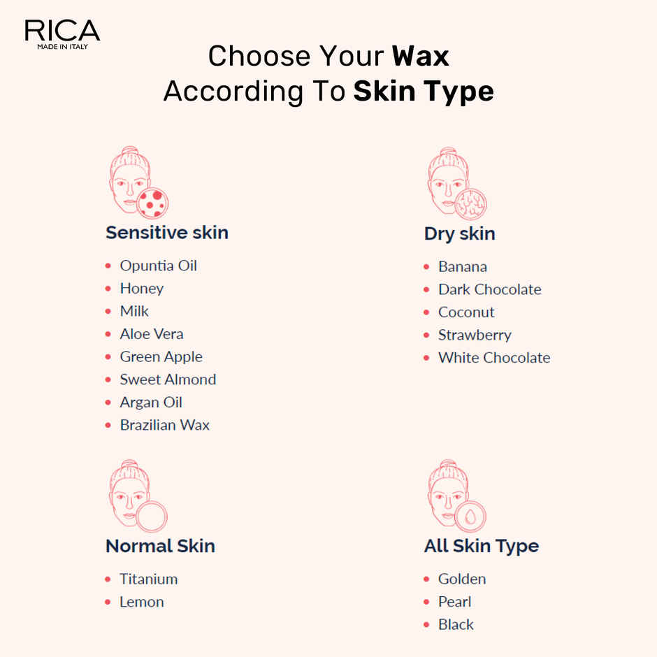 Rica Aloe Vera Hair Removal Wax for Sensitive Skin