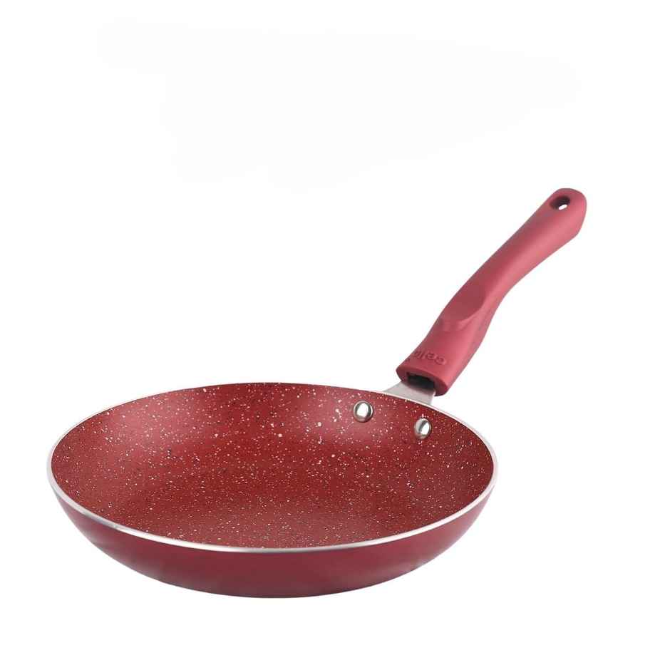 Cello Crown Non-stick Taper Pan/Frying Pan | 22 cm - Maroon