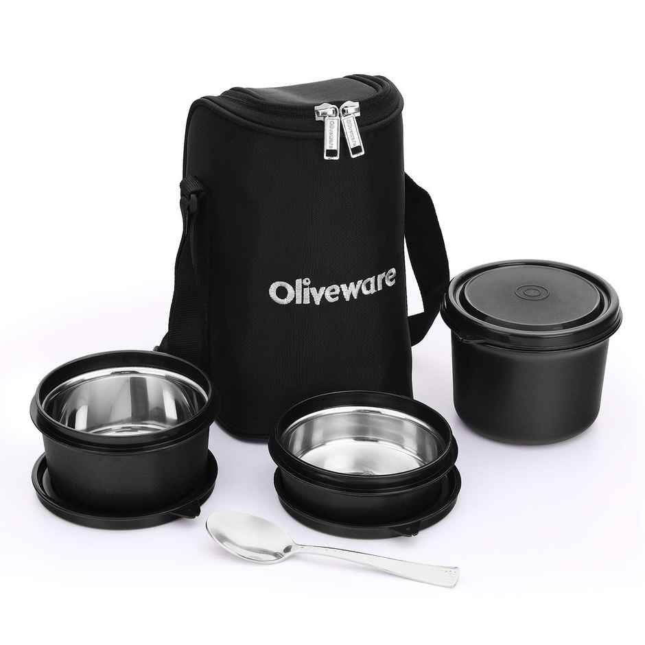 Oliveware Boss Pro Lunch Box - Black