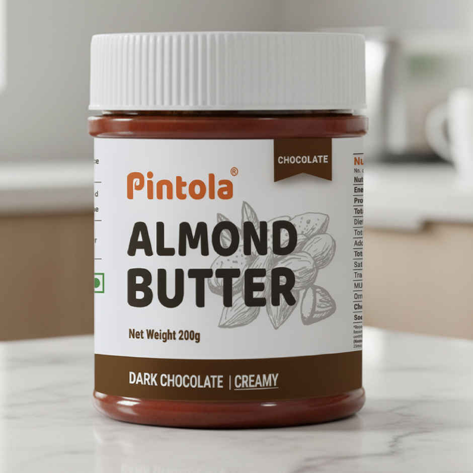 Pintola Almond Choco Spread Creamy High Protein & Fiber Gluten & Cholesterol Free