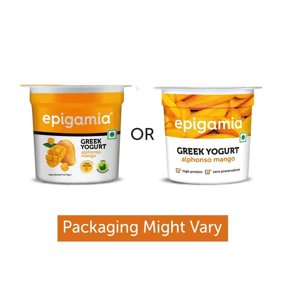 Epigamia Natural Greek Yogurt(90gms), Epigamia Blueberry Greek Yogurt(90gms) & Epigamia Greek Yogurt Alphonso Mango(90gms) Combo