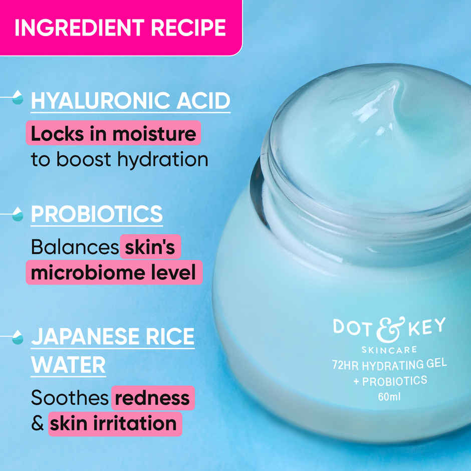 Dot & Key 72 Hr Hydrating Gel + Probiotics