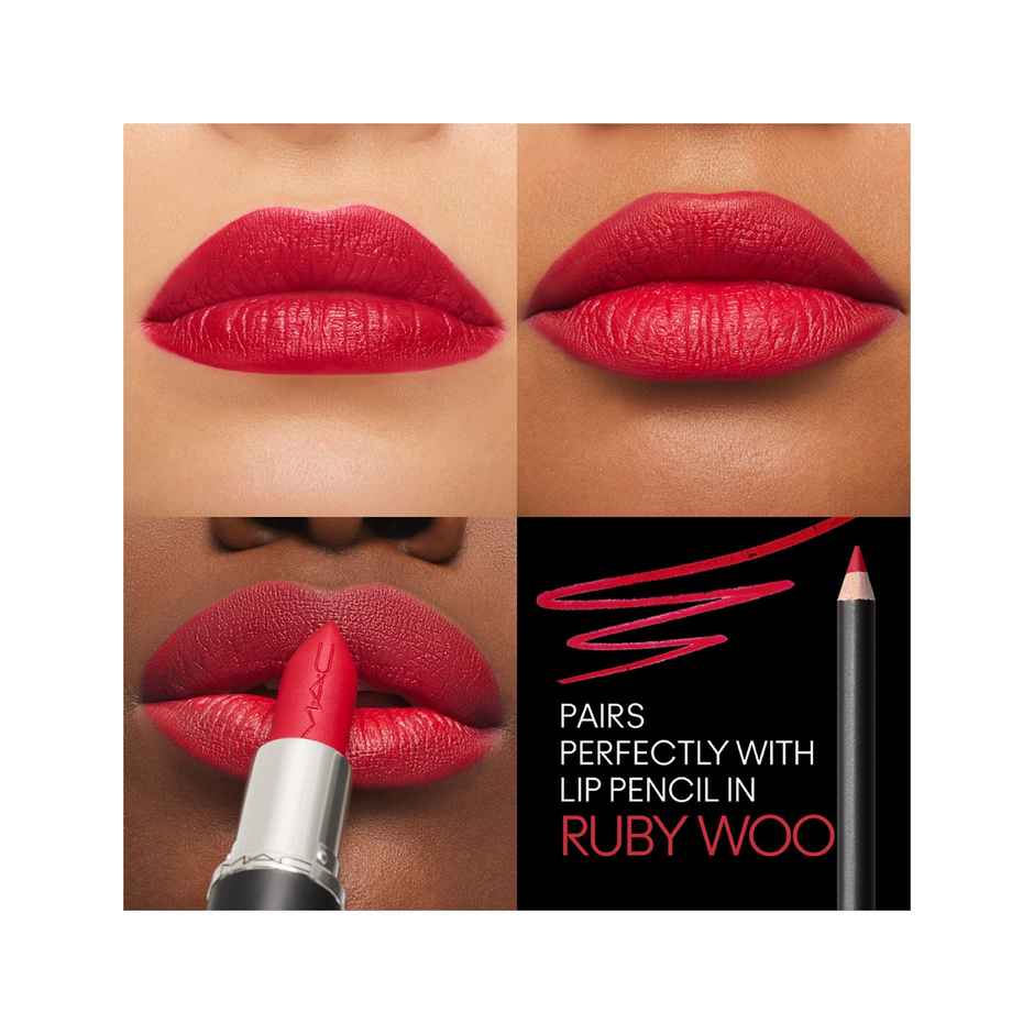 M.A.C MACximal Silky Matte Red Lipstick | Ruby Woo