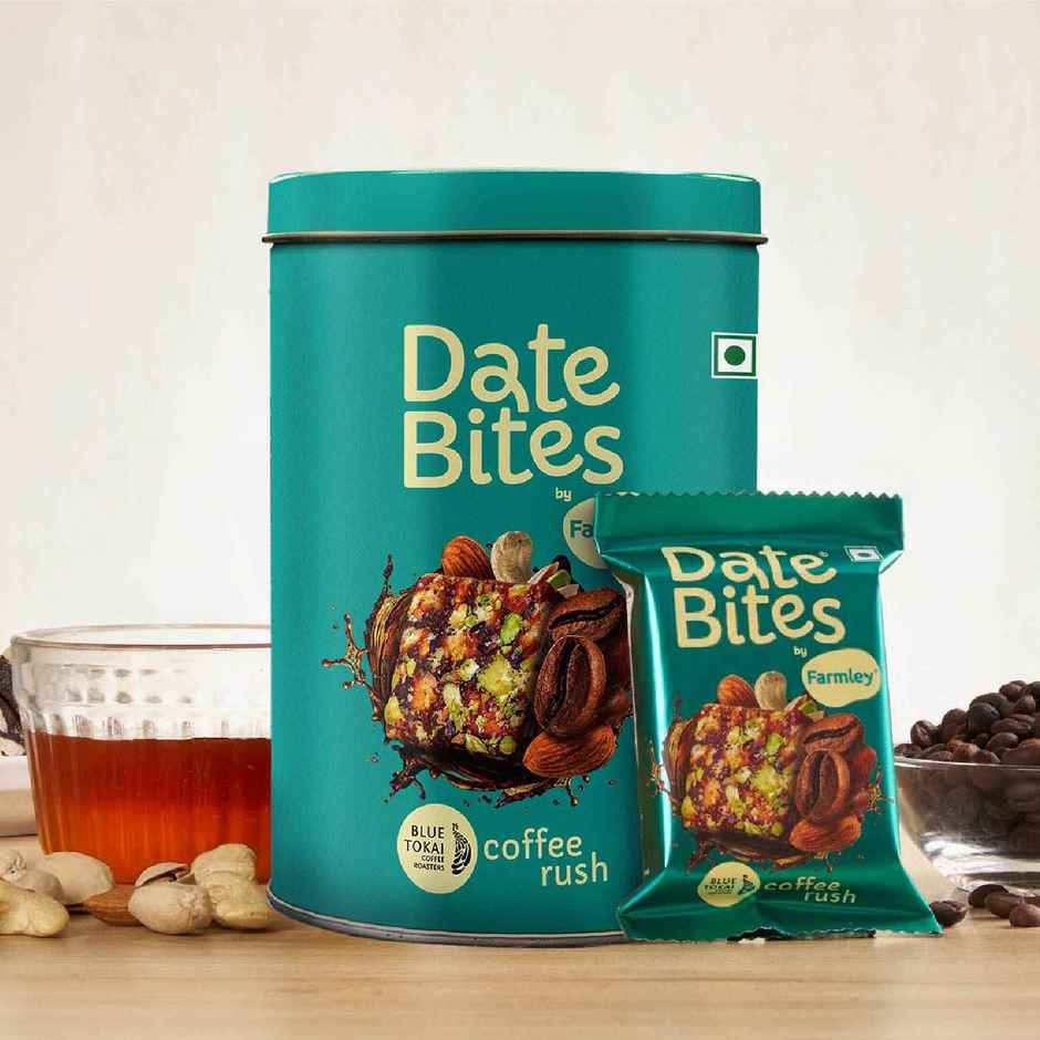 Farmley Coffee Rush Date Bites | No Added Sugar
