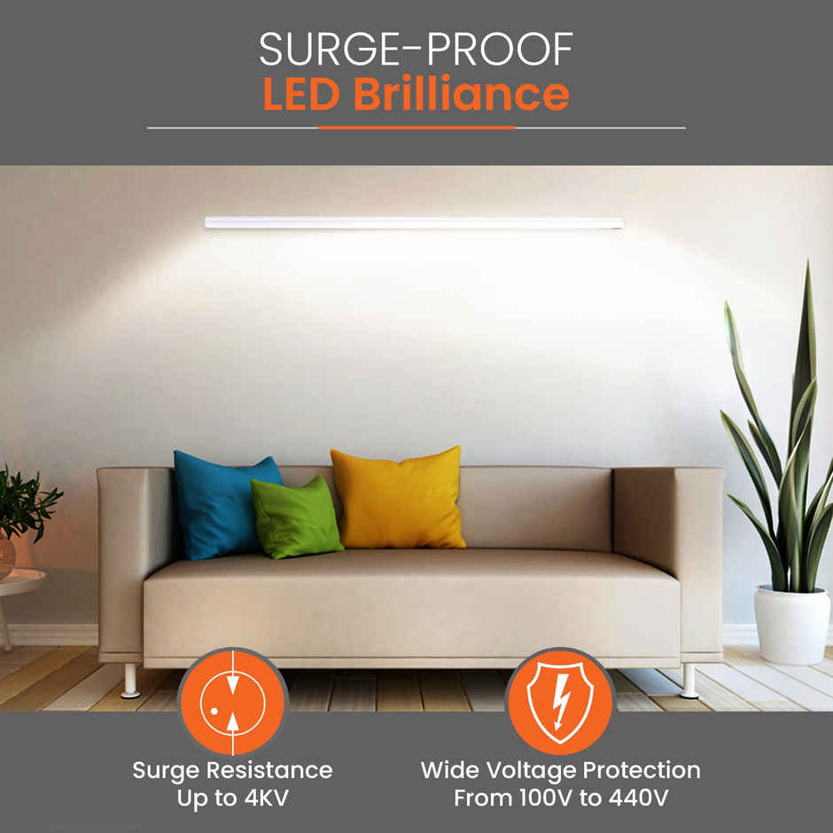 Orient Grace Pro 20W Led Batten| 2000 Lumens Sleek & Stylish Non-Breakable Polycarbonate Housing