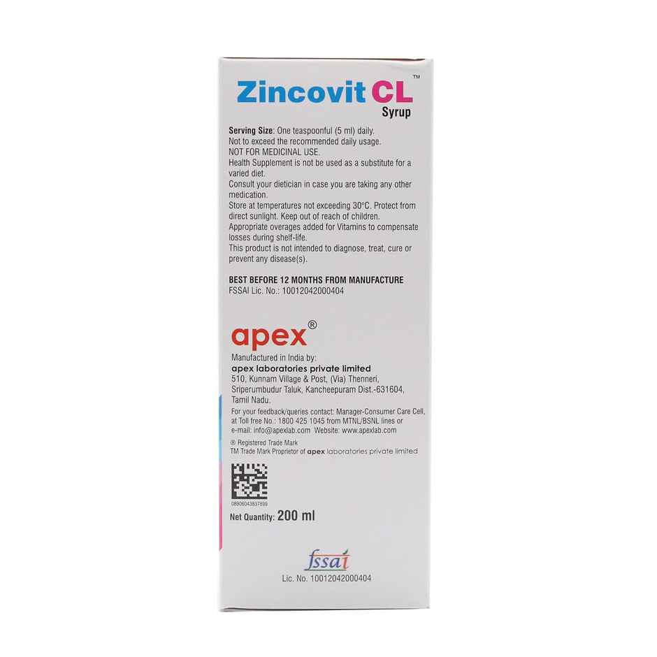 Zincovit CL Syrup