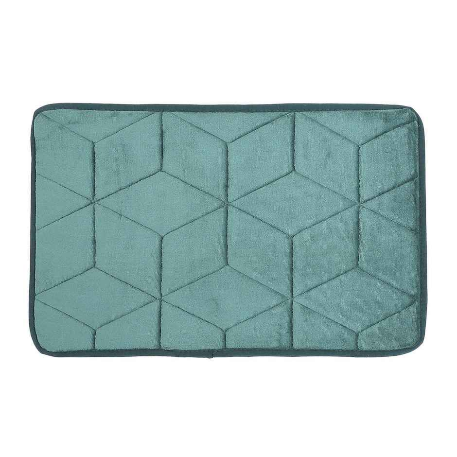 Status Memory Anti-Skid Foam Bath Mat | 38 x 58 cm | Green
