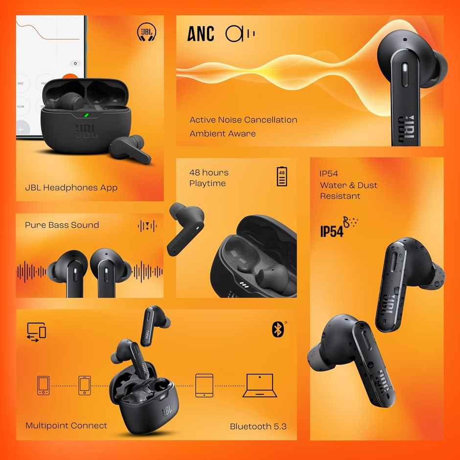 JBL New Launch Tune 245Nc in Ear Wireless TWS ANC Earbuds