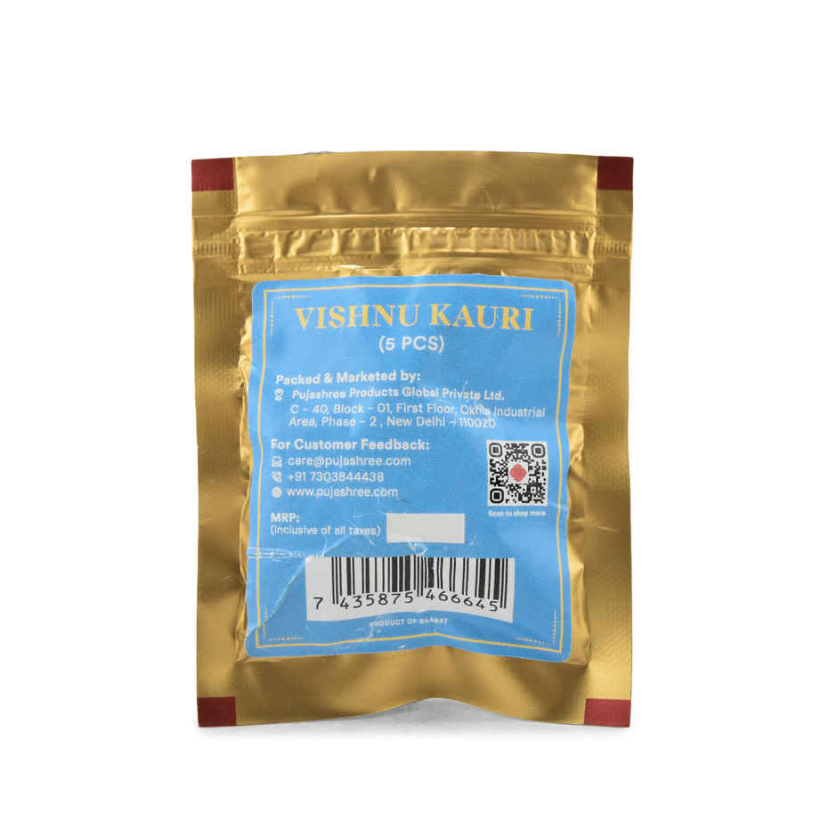 Pujashree Vishnu Kauri | Symbol of Bhagwan Vishnu | Brings Spiritual Growth and Peace